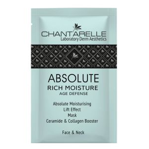 PDT THERMO Абсолютна зволожуюча маска з ефектом ліфтингу з керамідами та підсилювачем; Collagen Booster Face &amp; Шия 5 мл Chantarelle