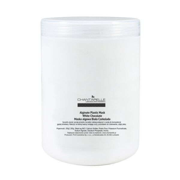 Альгінатна пластикова маска Білий шоколад 350г Chantarelle